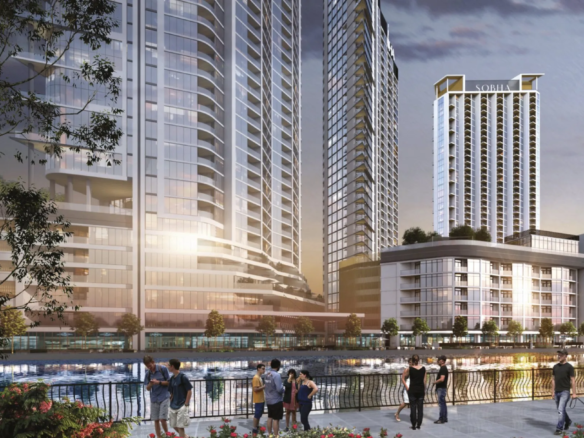 Waves Opulence 1+study Apartment in Sobha Hartland Dubai