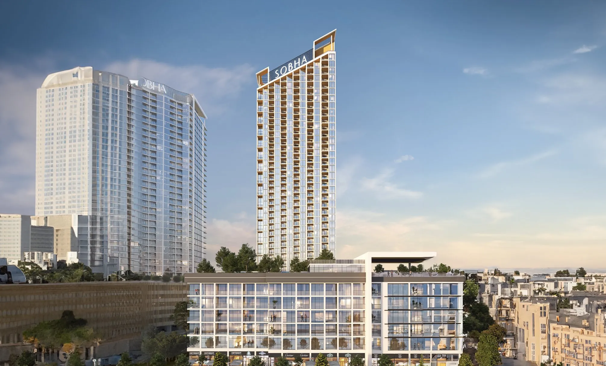 Waves Opulence 1+study Apartment in Sobha Hartland Dubai