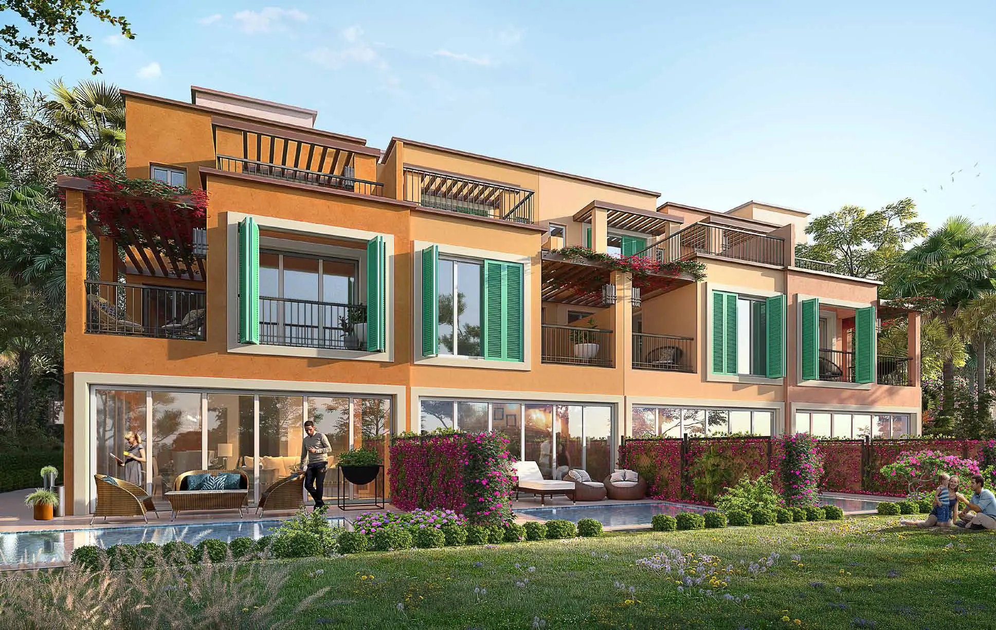 Nice 1 4 Bedroom Townhouse For Sale in Damac Lagoons