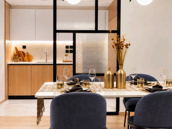 Marriott Residences JVC 2BR | Marina View