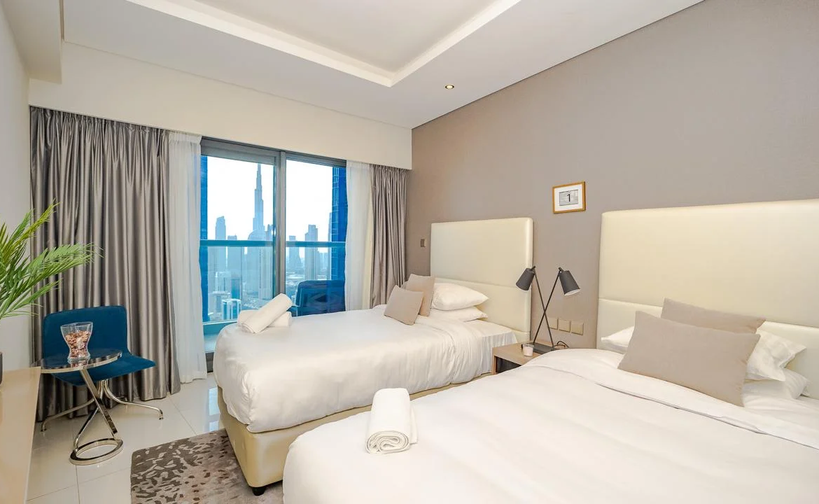 Paramount Tower D 2 Bedroom Apartment For Sale, Burj Khalifa View