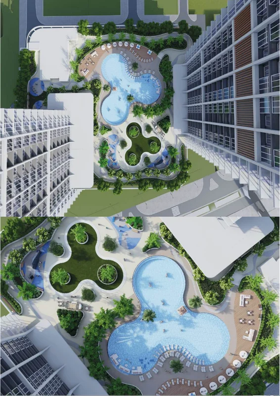 Sobha Creek Vista Heights Tower B 1 Bedroom Apartment For Sale, Downtown View